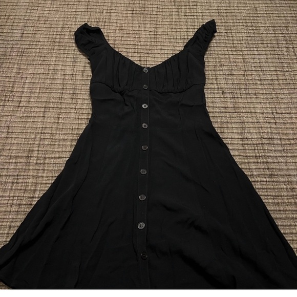 Reformation Mini Dress Black - Picture 2 of 7